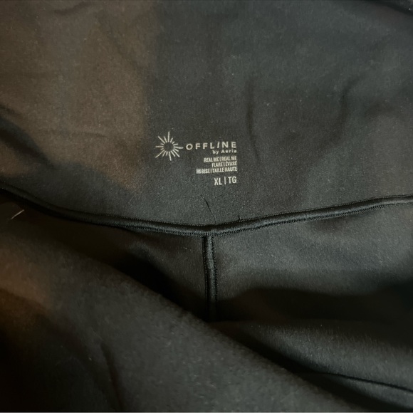 Offline by Aerie Real Me -Black Flare Leggings size XL - Picture 3 of 6